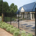 Aluminum or wrought iron fence for plant